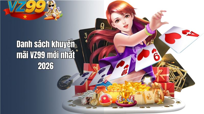 Danh sách khuyến mãi VZ99 mới nhất 2026 Danh sách khuyến mãi VZ99 mới nhất 2026